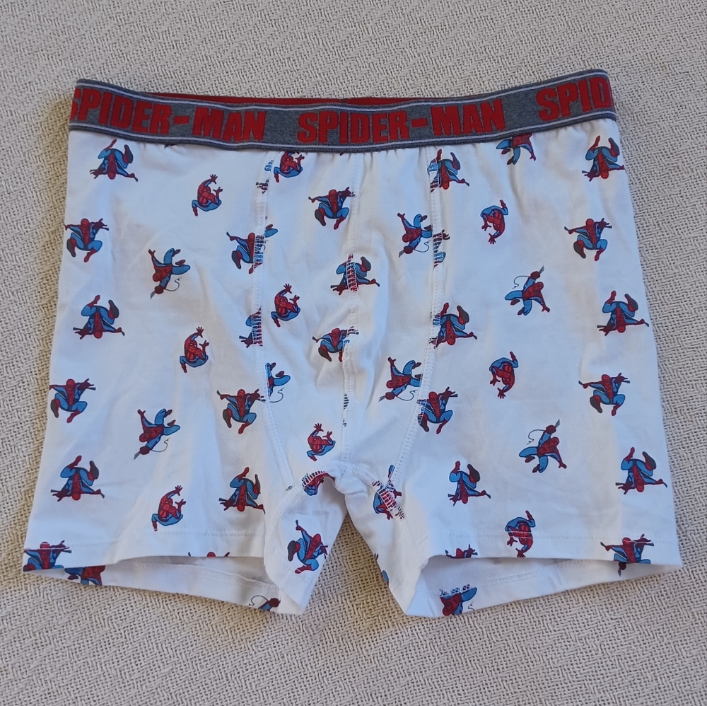 zara ♡ marvel spiderman boxer briefs kids bous 11-12 super hero retro playful